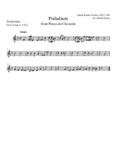 Präludium (double bass part)
