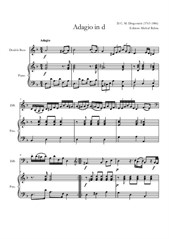 Dragonetti - Adagio in d - piano part